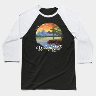 Sunrise Wanderlust love Explore the world travel lover summer design holidays vacation Baseball T-Shirt